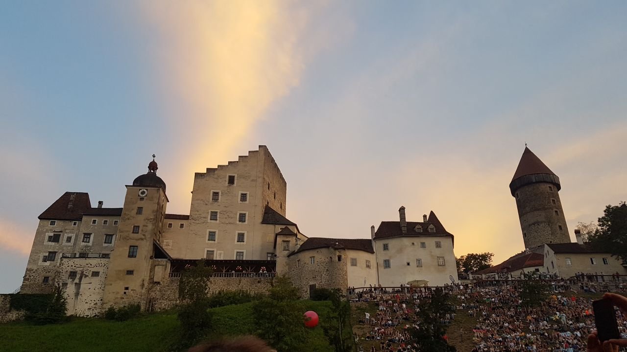 Замок Клэм, Клэм, Австрия. Июль, 2018