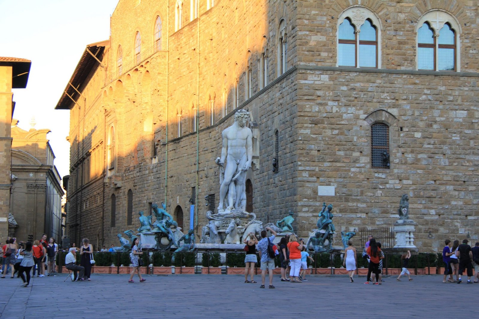 Площадь Синьории, Флоренция, Италия. Июль, 2012
