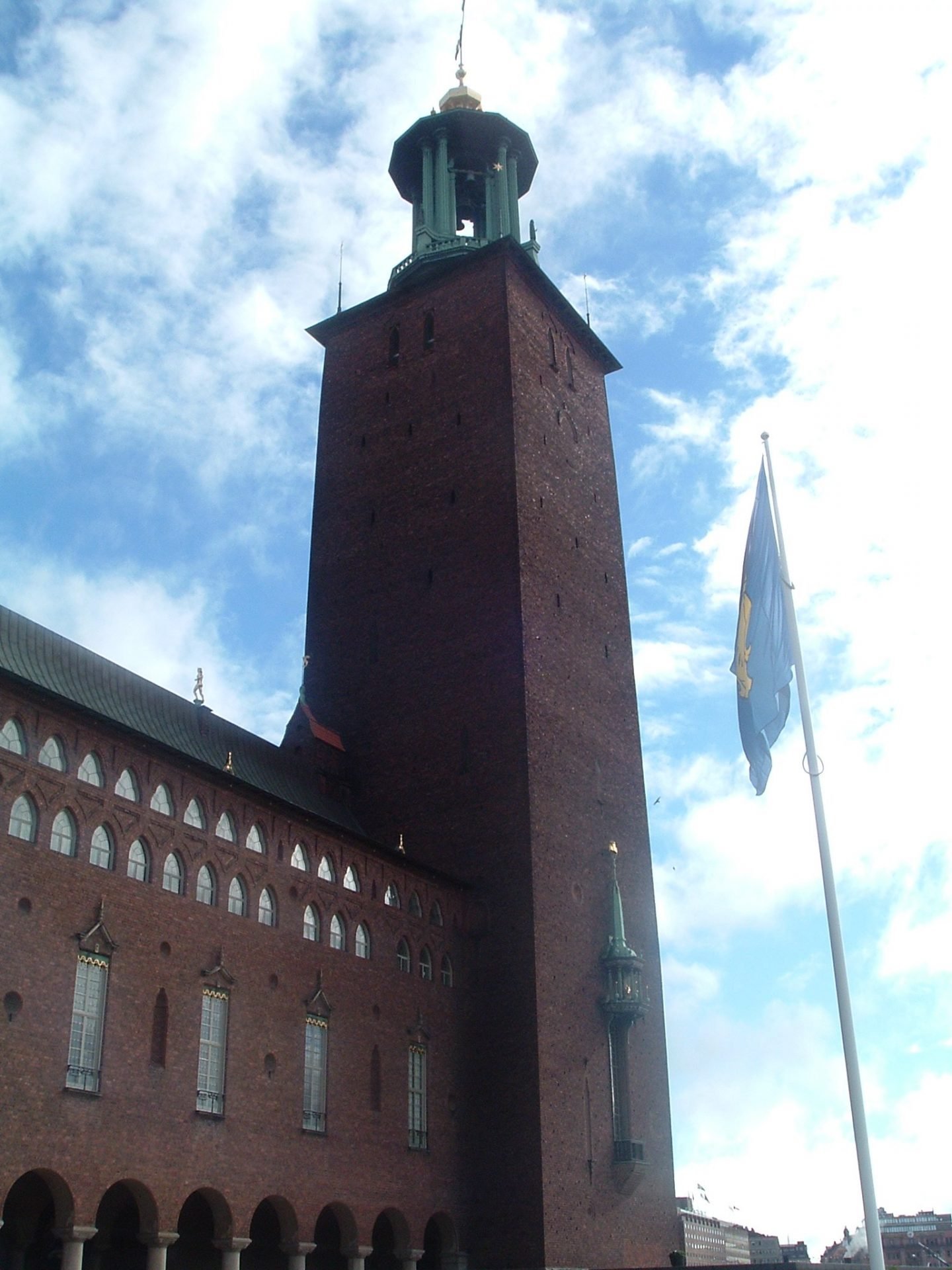 Стокгольмская ратуша, Стокгольм, Швеция. Июль, 2005