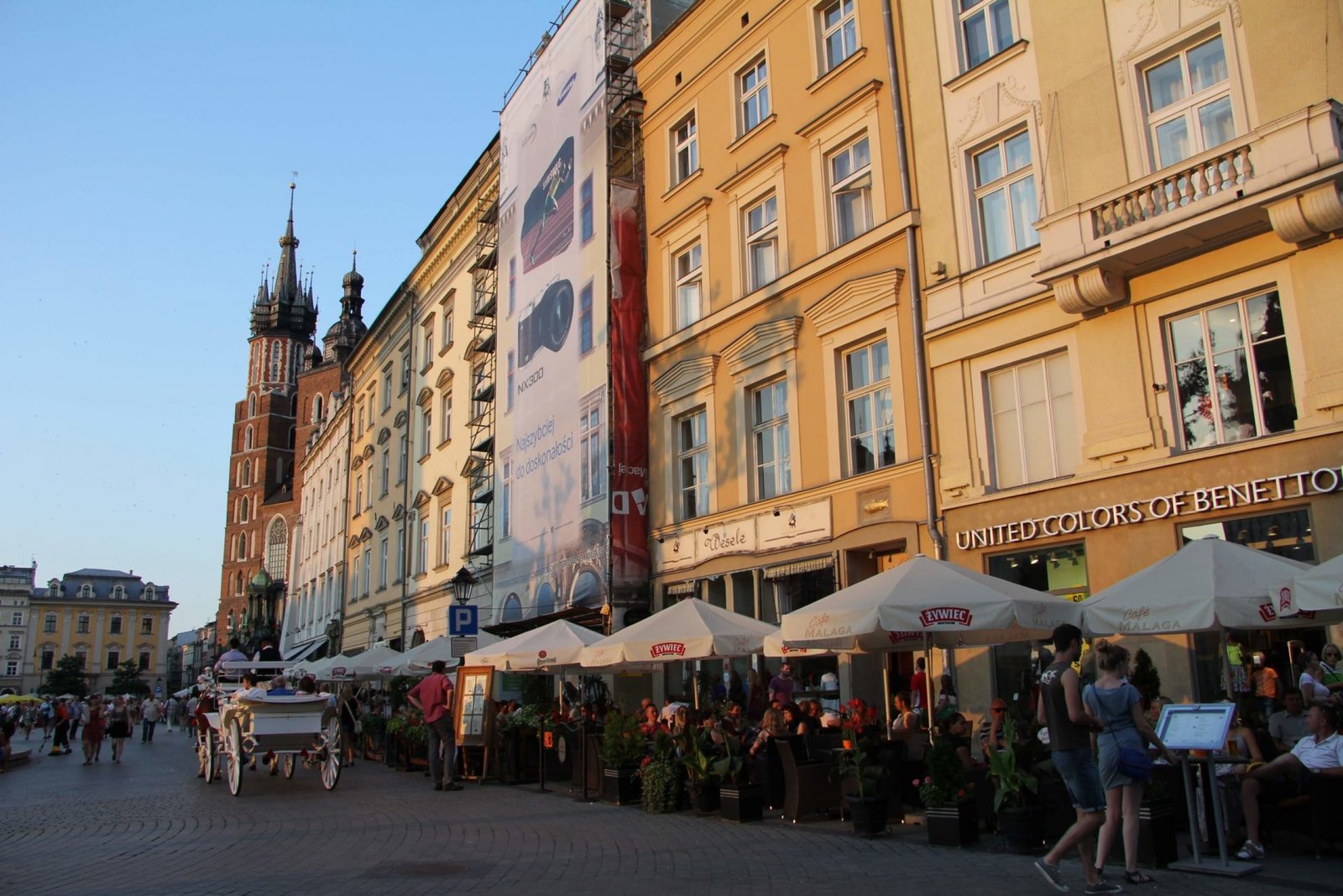Главный Рынок, Краков, Польша. Июль, 2013