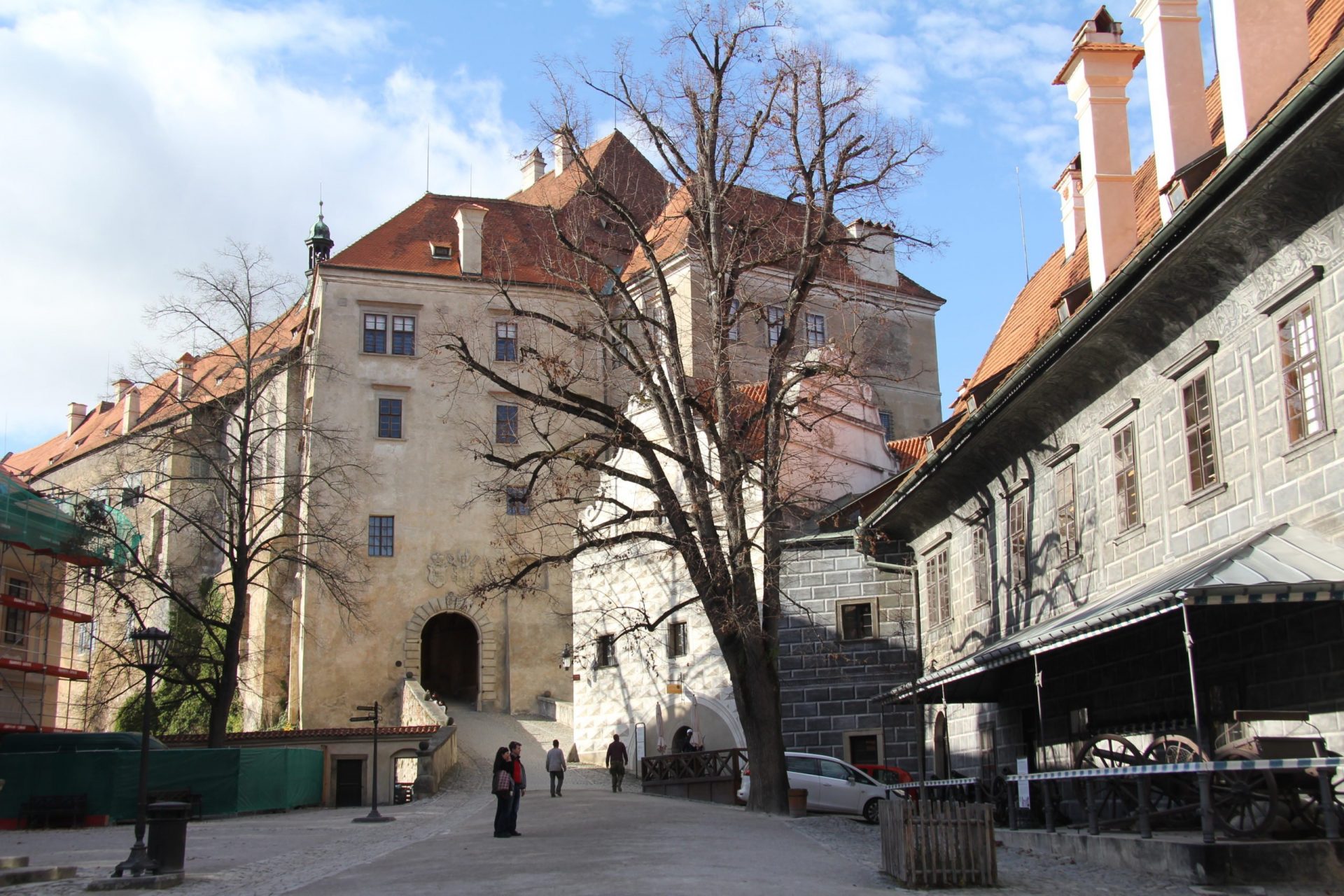 Крумловский замок, Крумлов, Чехия. Сентябрь, 2014