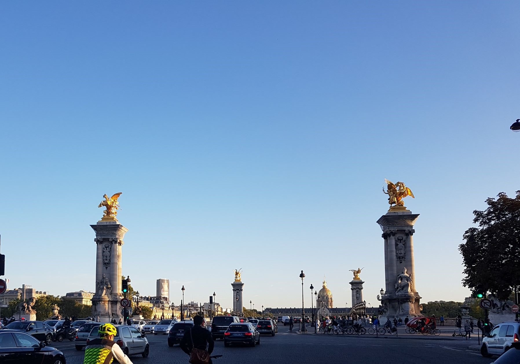 Мост Александра III, Париж, Франция. Сентябрь, 2019