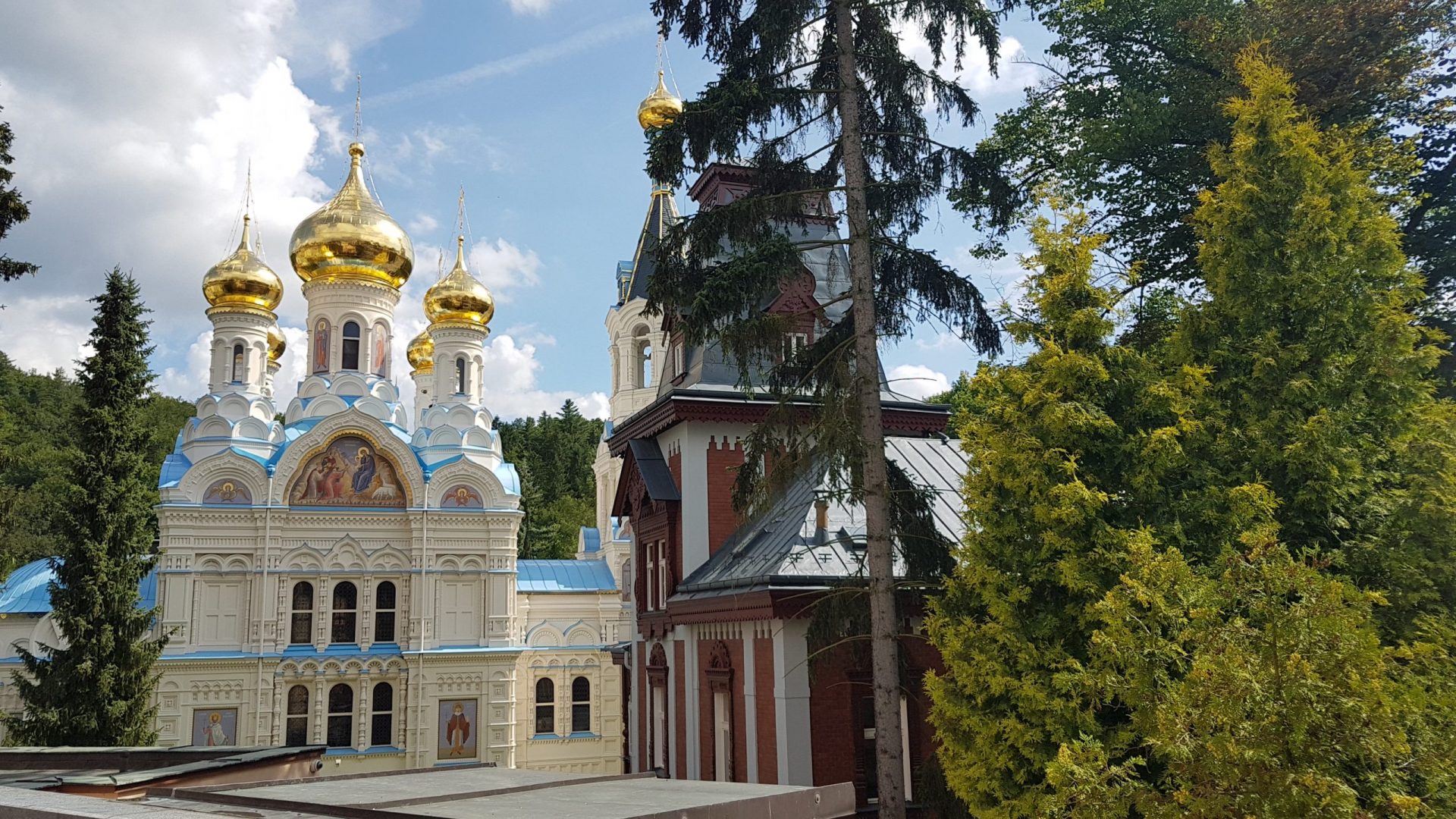 Петропавловская церковь, Карловы Вары, Чехия. Август, 2018