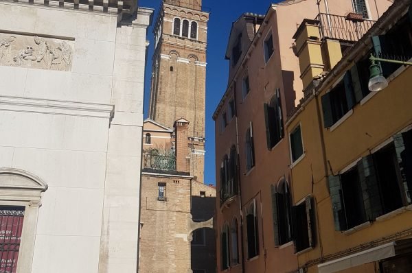 Церковь Санто-Стефано, Венеция, Италия. Январь, 2019