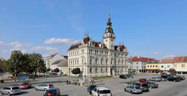 История австрийского городка Лаа-ан-дер-Тайя
