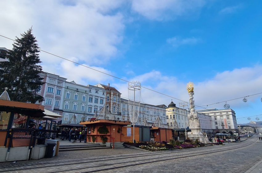  Фоторепортаж из австрийского Линца на Рождество