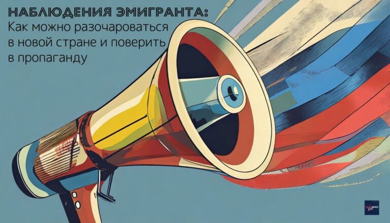 Наблюдения эмигранта: как можно разочароваться в новой стране и поверить в пропаганду