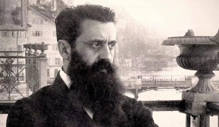 Теодор Герцль — австро-венгерский автор, написавший книгу «Еврейское государство»