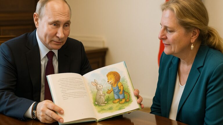 Путин помог австрийской писательнице сделать ее детскую книгу учебным материалом в России?