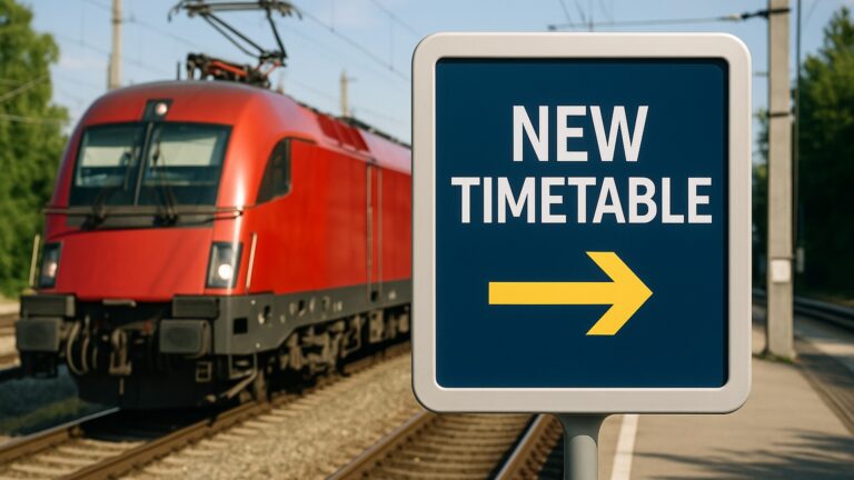 Австрийская ЖД компания ÖBB представляет новое расписание
