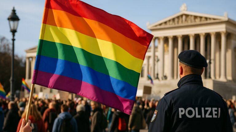 В Вене прошла демонстрация против притеснения ЛГБТИ в России