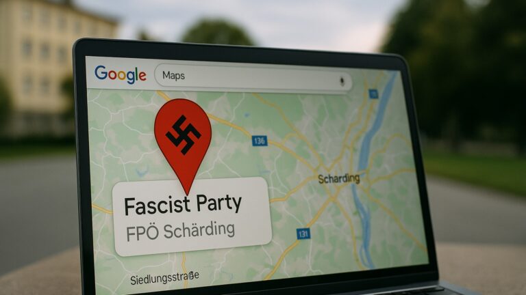 Скандал в Австрии: карты Google назвали FPÖ «фашистской партией»