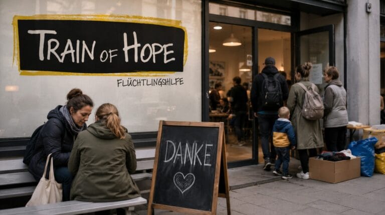 В Вене закрылся центр помощи украинским беженцам Train of Hope